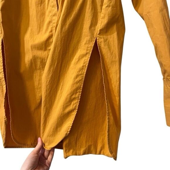 Mijeong Park mustard yellow tunic button up Medium - Picture 8 of 11